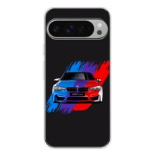 Чехол BMW для Пиксель 9 Про ХЛ – Цветная БМВ