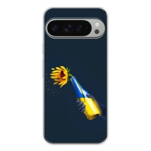 Чехол для Патриота Украины Google Pixel 9 Pro XL - (AlphaPrint) – Коктейль молотова