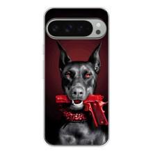 Чехол ДОБЕРМАН для Google Pixel 9 Pro XL – Доберман злой
