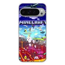 Чехол майнкрафт для Google Pixel 9 Pro XL – MINECRAFT