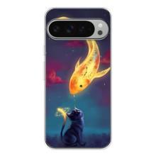 Чехол на тематику: Коты для Google Pixel 9 Pro XL – Встреча