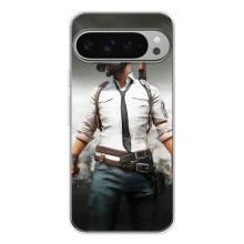 Силиконовый чехол с картинкой "Герой Pubg" на Google Pixel 9 Pro XL – Пабг
