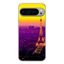Чехол с Эйфелевой башней на Google Pixel 9 Pro XL – Яркая башня