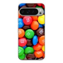 Чохол з зображенням смачної їжі для Google Pixel 9 Pro XL – Різнокольорові M&M'S