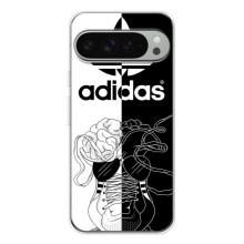 Чехол в стиле "Адидас" для Пиксель 9 Про ХЛ – Adidas шнурки