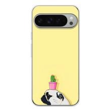 Бампер для Google Pixel 9 Pro XL з картинкою "Песики" – Кактус на голові