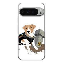 Чехол с принтом Собаки Патрон для Google Pixel 9 Pro XL – Пёс Патрон с ракетой