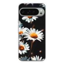 Чохол з ромашками на Google Pixel 9 Pro XL – Білі ромашки