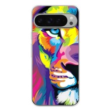 Чехол со Львом для Google Pixel 9 Pro XL (VPrint) (Яркий Лев)