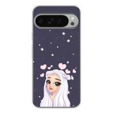 Чохол Стильні дівчата на Google Pixel 9 Pro XL (Дівчина та серця)