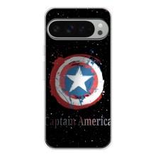 Чехол с Щитом Капитана Америки на Google Pixel 9 Pro XL – Щит Капитана