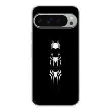 Чехол Супергерой Человека Паука на Google Pixel 9 Pro XL – Лого паука