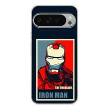 Чехол Супергерой Железный человек на Google Pixel 9 Pro XL – Art Iron man