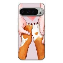 Чохол (ТПУ) Милі песики для Google Pixel 9 Pro XL – Любов до собак