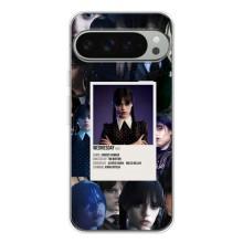 Чехлы Венсдей на Google Pixel 9 Pro XL Уэнсдей (AlphaPrint) (коллаж Уэнздей)