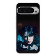 Чехлы Венсдей на Google Pixel 9 Pro XL Уэнсдей (AlphaPrint) (взгляд Уэнздей)