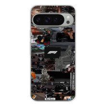 Чехол Формула1 на Google Pixel 9 Pro XL – Коллаж Ф1