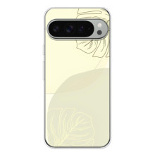 Чехол цветочный дизайн для Google Pixel 9 Pro XL – Зелёный фон