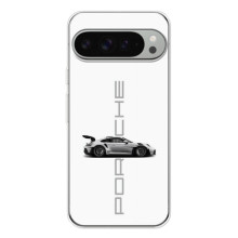 Чохол з авто Порше для Google Pixel 9 Pro XL – білий порше