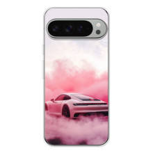 Чохол з авто Порше для Google Pixel 9 Pro XL – Рожевий Порше