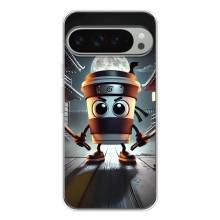 Чехол с мемом Тралалело тралала на Google Pixel 9 Pro XL (Капучино асасино)