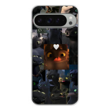 Чехол как приручить дракона на Google Pixel 9 Pro XL – Дракон коллаж