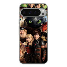 Чехол как приручить дракона на Google Pixel 9 Pro XL – Персонажи дракона