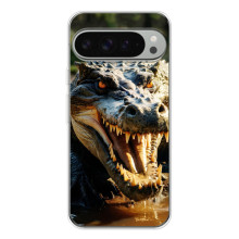 Чехол с картинкой «Хищники» для Google Pixel 9 Pro XL – Крокодил