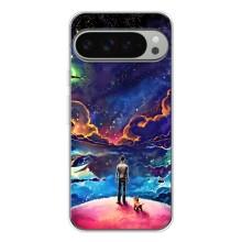 Космические Чехлы для Пиксель 9 Про ХЛ (VPrint) (Галактический вид)