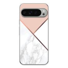 Мраморный чехол на Google Pixel 9 Pro XL (VPrint) (Тройной мрамор)
