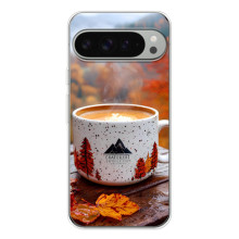 Чехол с уникальным дизайном «Осень с кофе» для Google Pixel 9 Pro XL – Кофе на природе