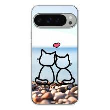 Силиконовые Чехлы Любимому человеку для Google Pixel 9 Pro XL – Котейки