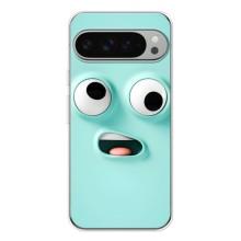 Силиконовые Чехлы (смешные стикеры) для Google Pixel 9 Pro XL – мордочка