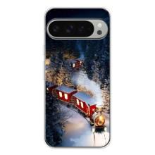 Силиконовый бампер на рождество для Google Pixel 9 Pro XL – Поезд