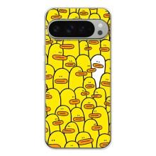 Силиконовый бампер с картинкой животных для Google Pixel 9 Pro XL (Особенный)