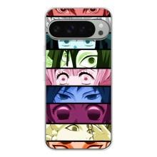 Силиконовые чехлы с глазами Anime для Пиксель 9 Про ХЛ – Глаза Хашира