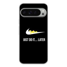 Силиконовый Чехол на Google Pixel 9 Pro XL с картинкой Nike (Later)