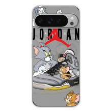 Силиконовый Чехол Nike Air Jordan на Пиксель 9 Про ХЛ – Air Jordan