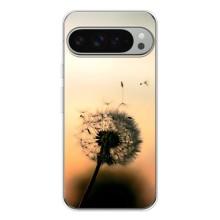 Силиконовый Чехол с одуванчиками на Google Pixel 9 Pro XL – Роздумаханый одуванчик