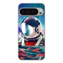 Силиконовый Чехол с принтом "Космонавты" на Google Pixel 9 Pro XL – Космонавт в воде