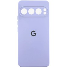 Чехол Silicone Cover Lakshmi Full Camera (AAA) with Logo для Google Pixel 9 Pro – Сиреневый