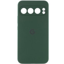 Чехол Silicone Cover Lakshmi Full Camera (AAA) with Logo для Google Pixel 9 Pro (Зеленый)