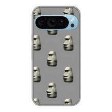 Бампер з принтом Меми для Google Pixel 9 Pro – Кам'яна особа