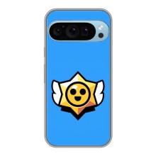 Бампер (ТПУ) з принтом Brawl Stars на Гугл Пиксель 9 Про – Значок