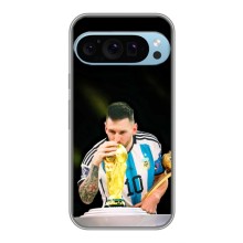 Чохли для Google Pixel 9 Pro (Leo чемпіон) (AlphaPrint) (Кубок Мессі)