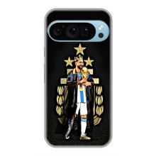 Чехлы для Google Pixel 9 Pro (Leo чемпион) (AlphaPrint) (Месси Король)
