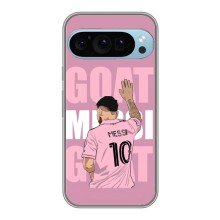 Чехлы Лео Месси в Майами на Google Pixel 9 Pro – GOAT MESSI