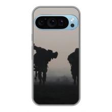 Чехлы на военную тематику для Google Pixel 9 Pro – Бой солдат