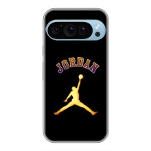 Чехлы для Google Pixel 9 Pro - с картинкой JORDAN (AlphaPrint) (Jordan Gold)