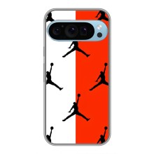 Чехлы для Google Pixel 9 Pro - с картинкой JORDAN (AlphaPrint) (Лого Джордан)